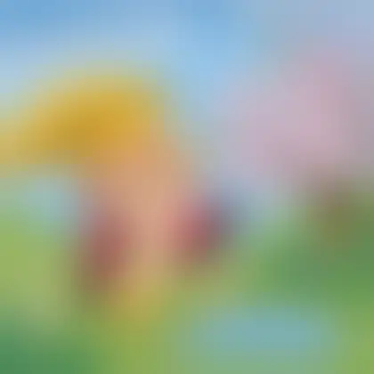 Picture of the word April for children