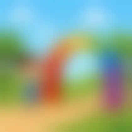 Picture of the word arch for children
