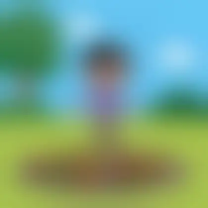 Picture of the word around for children