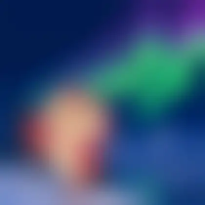 Picture of the word aurora for children