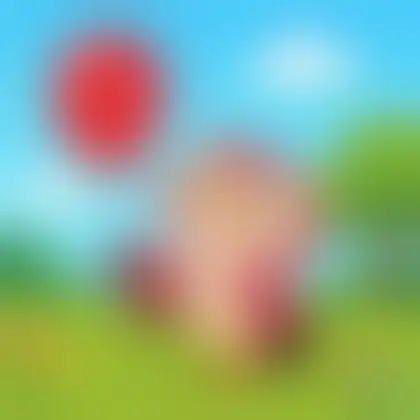 Picture of the word balloon for children