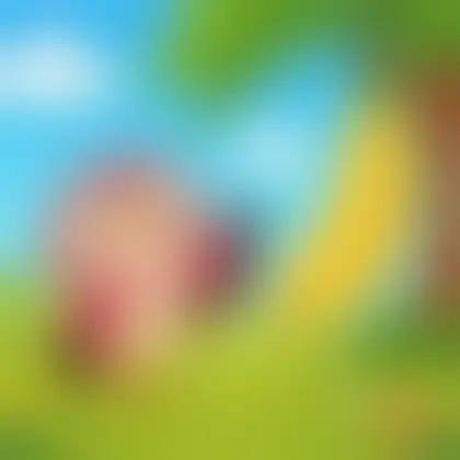 Picture of the word banana for children