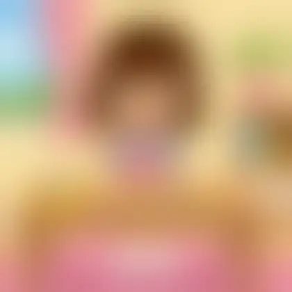 Picture of the word bead for children