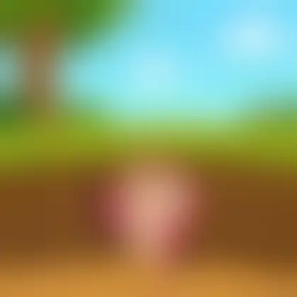 Picture of the word below for children