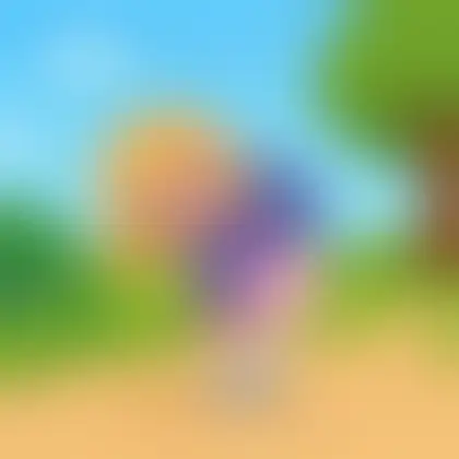 Picture of the word bend for children