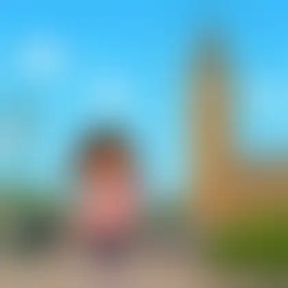 Picture of the word big ben for children