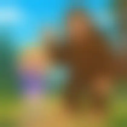 Picture of the word bigfoot for children