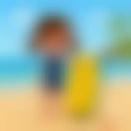 Picture of the word bodyboard for children