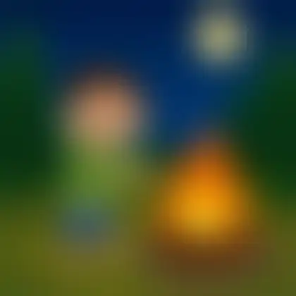 Picture of the word bonfire for children