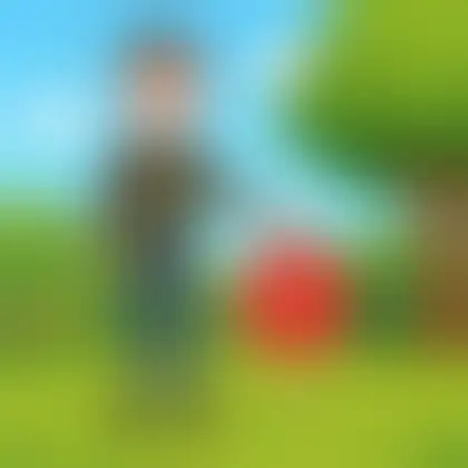 Picture of the word bouncy for children