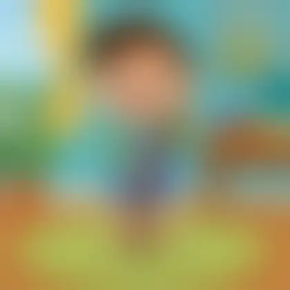 Picture of the word braided for children