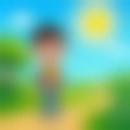 Picture of the word bright for children
