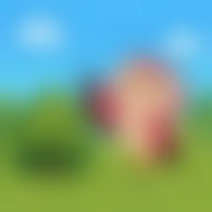 Picture of the word bush for children