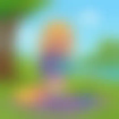 Picture of the word calm for children