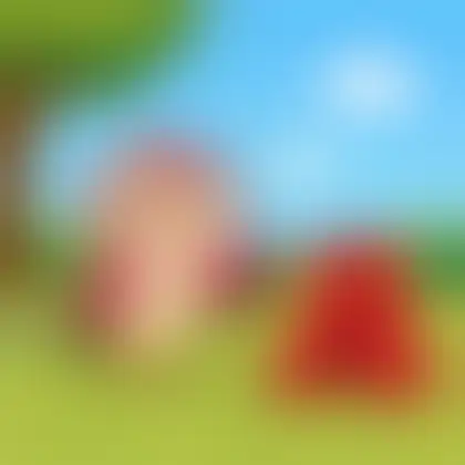 Picture of the word cape for children