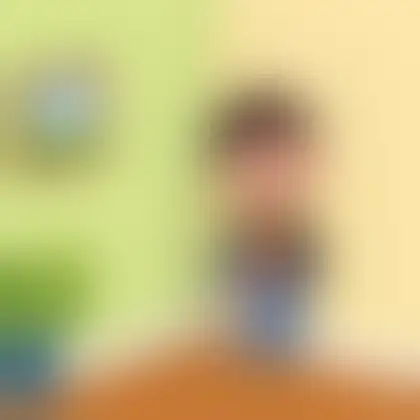 Picture of the word corner for children