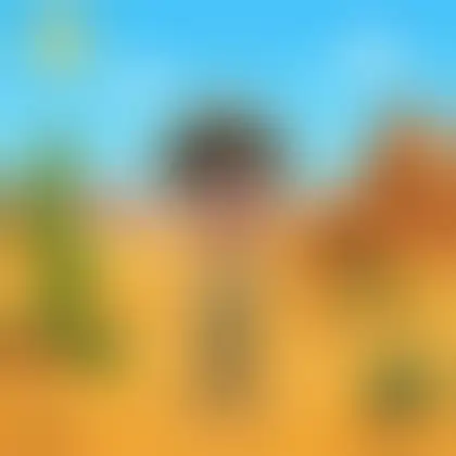 Picture of the word desert for children