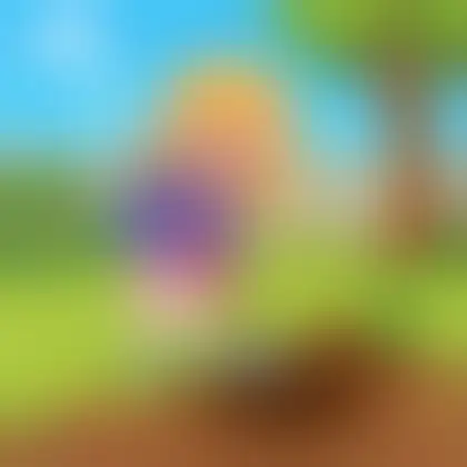 Picture of the word dig for children