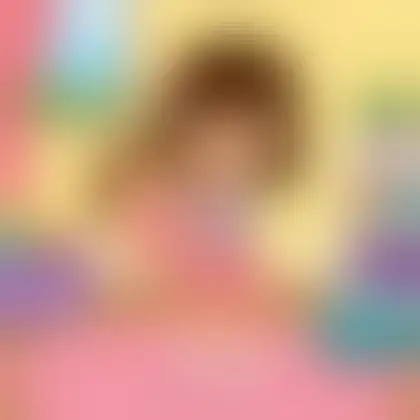 Picture of the word doll for children