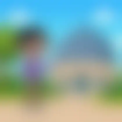 Picture of the word dome for children