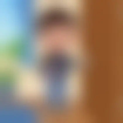 Picture of the word doorknob for children
