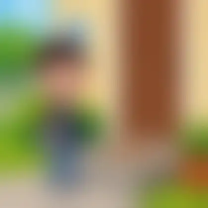 Picture of the word doorstep for children
