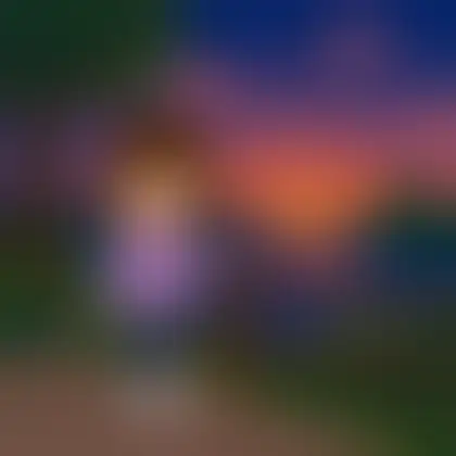 Picture of the word dusk for children
