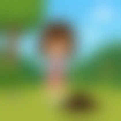 Picture of the word earthy for children