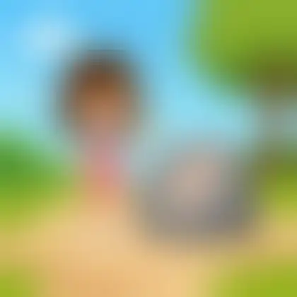 Picture of the word easy for children