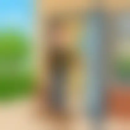 Picture of the word enter for children
