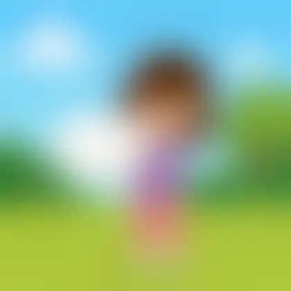 Picture of the word fluffy for children