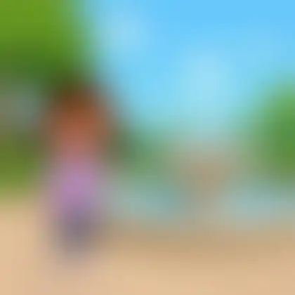 Picture of the word fountain for children