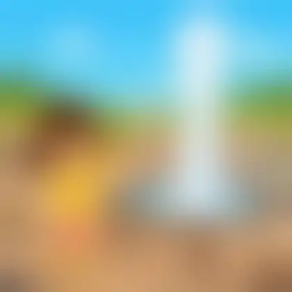 Picture of the word geyser for children