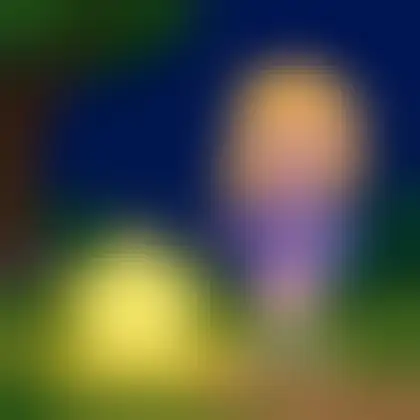 Picture of the word glowing for children