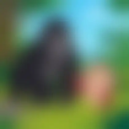 Picture of the word gorilla for children