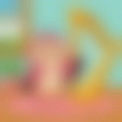 Picture of the word harp for children
