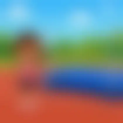 Picture of the word high jump for children