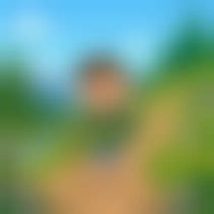 Picture of the word hiking for children