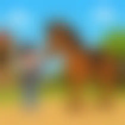 Picture of the word horse for children