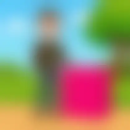Picture of the word hot pink for children