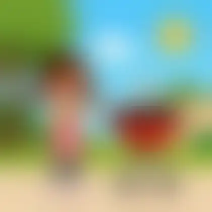 Picture of the word hot for children