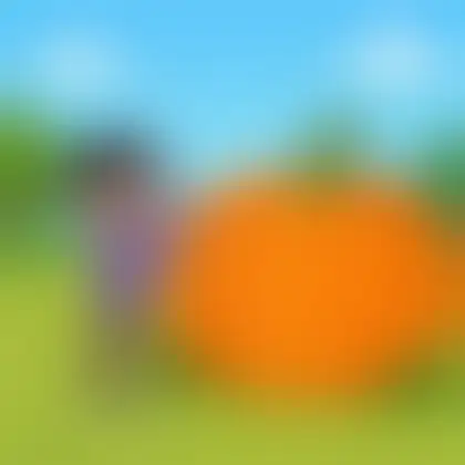 Picture of the word huge for children