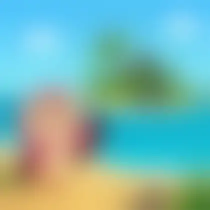 Picture of the word island for children