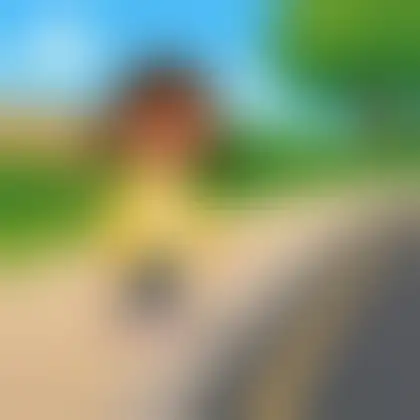 Picture of the word kerb for children