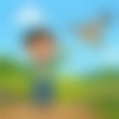 Picture of the word kestrel for children