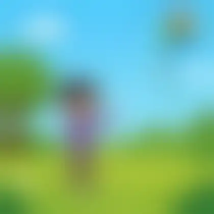 Picture of the word kite for children