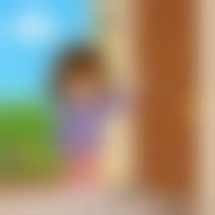Picture of the word knock for children