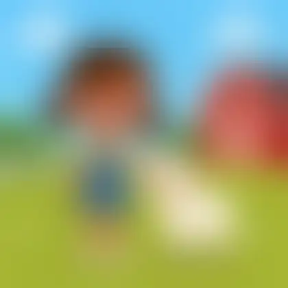 Picture of the word lamb for children