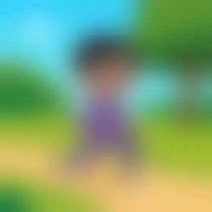 Picture of the word lunge for children