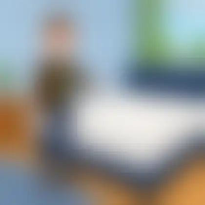 Picture of the word mattress for children